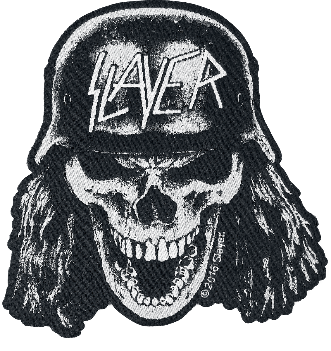 Slayer  Patch - Wehrmacht Skull - black-white