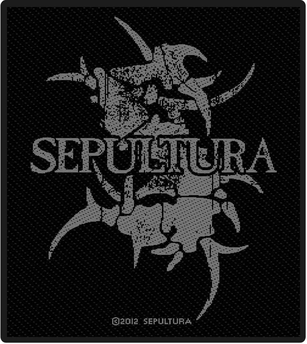 Sepultura Patch - Sepultura Logo - schwarz  - Lizenziertes Merchandise!