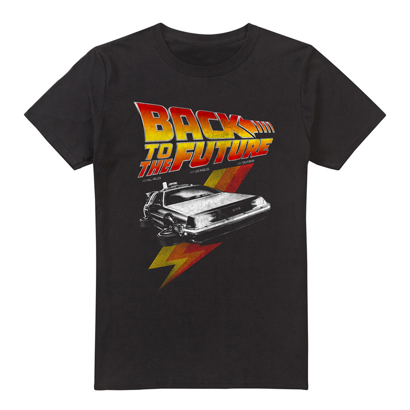 Back To The Future  T-Shirt - Retro - for Men - black