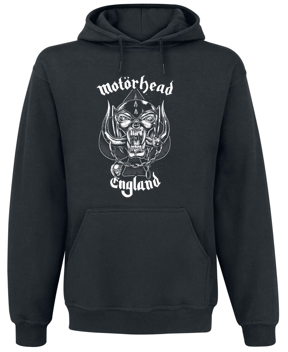 Motörhead JC England Kapuzenpullover schwarz Motörhead JC England Kapuzenpullover schwarz