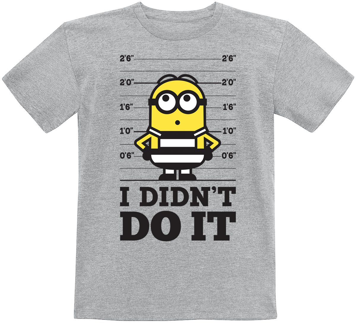 I Don't Do It T-Shirt grau von Minions