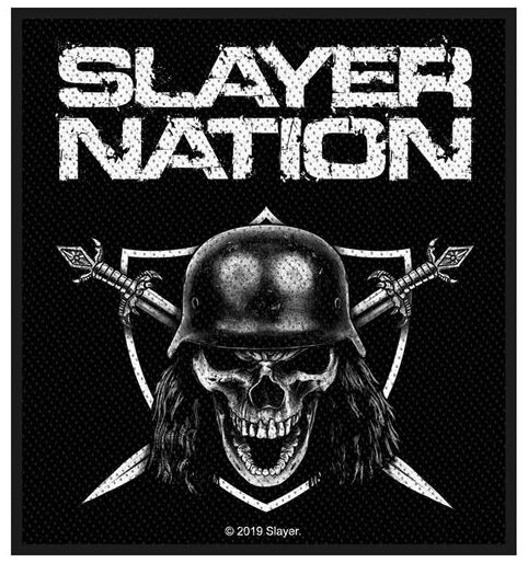 Image of Slayer Slayer Nation Patch schwarz/weiß