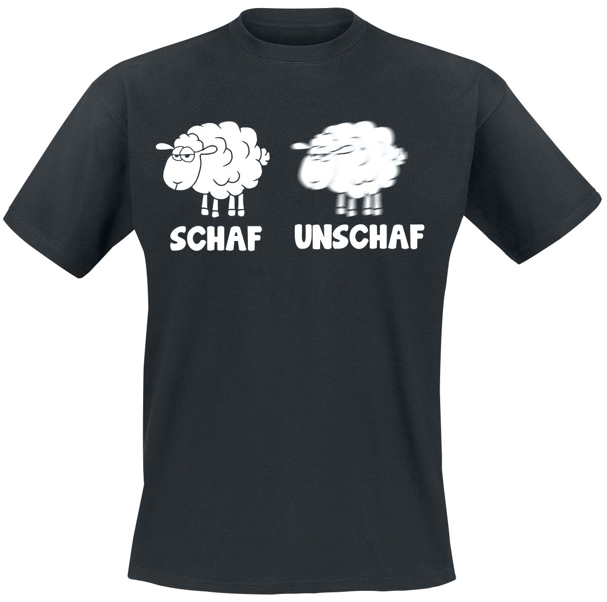 Schaf Unschaf  T-Shirt black