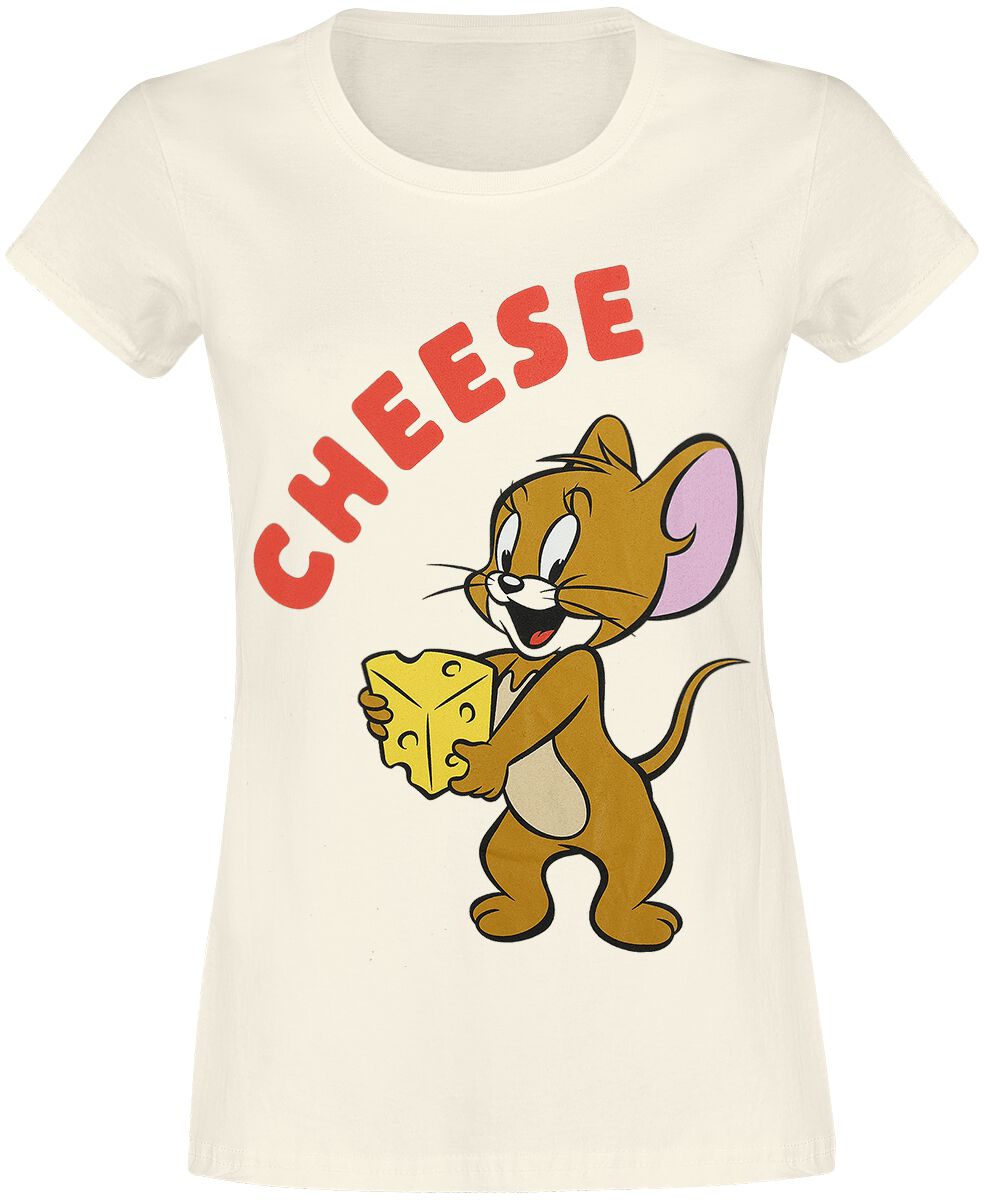 Tom And Jerry Cheese T-Shirt beige