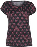 Ladies Extended Shoulder Tee, RED by EMP, T-Shirt