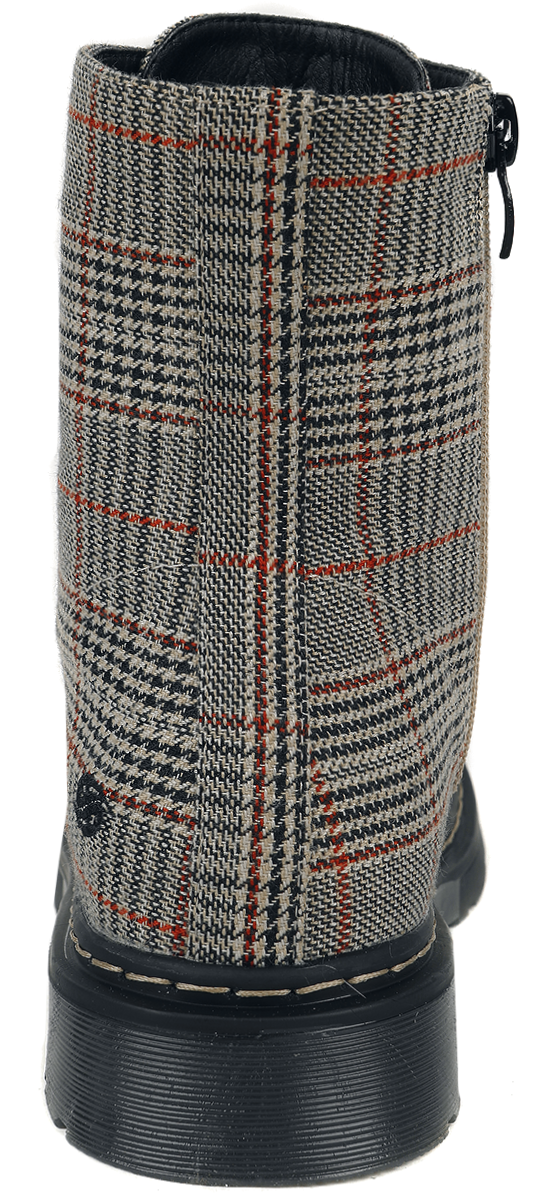 Dockers by Gerli Boot - Checked Boot - EU37 bis EU41 - für Damen - Größe EU39 - braun/schwarz