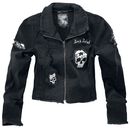 Short Skull Denim Jacket, Rock Rebel by EMP, Jeansjacke