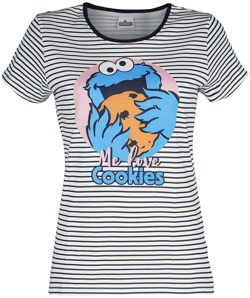 Sesamstraße Cookies T-Shirt multicolor – 24.01% Rabatt