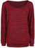 Oversize Melange Wideneck Sweater
