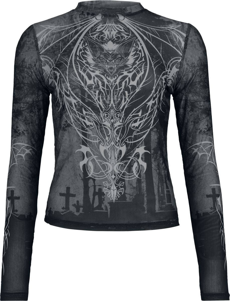 Gothicana by EMP - Gothic Langarmshirt - Eternal Allure - S bis XXL - für Damen - Größe S - multicolor