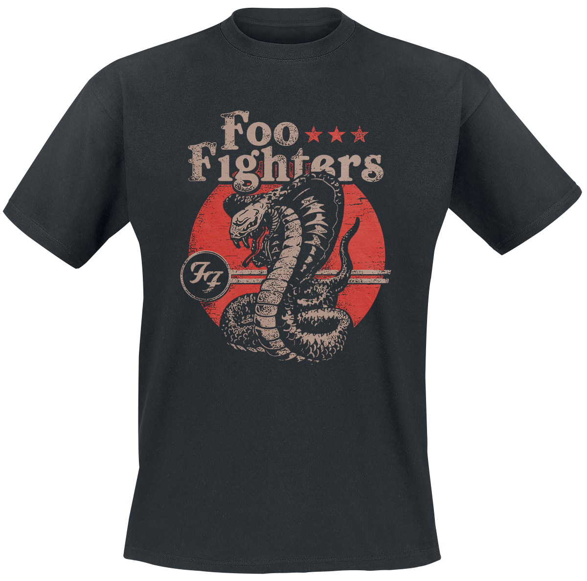 Foo Fighters - Snake - T-Shirt - schwarz