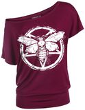 Deathmoth Pentagram, Gothicana by EMP, T-Shirt
