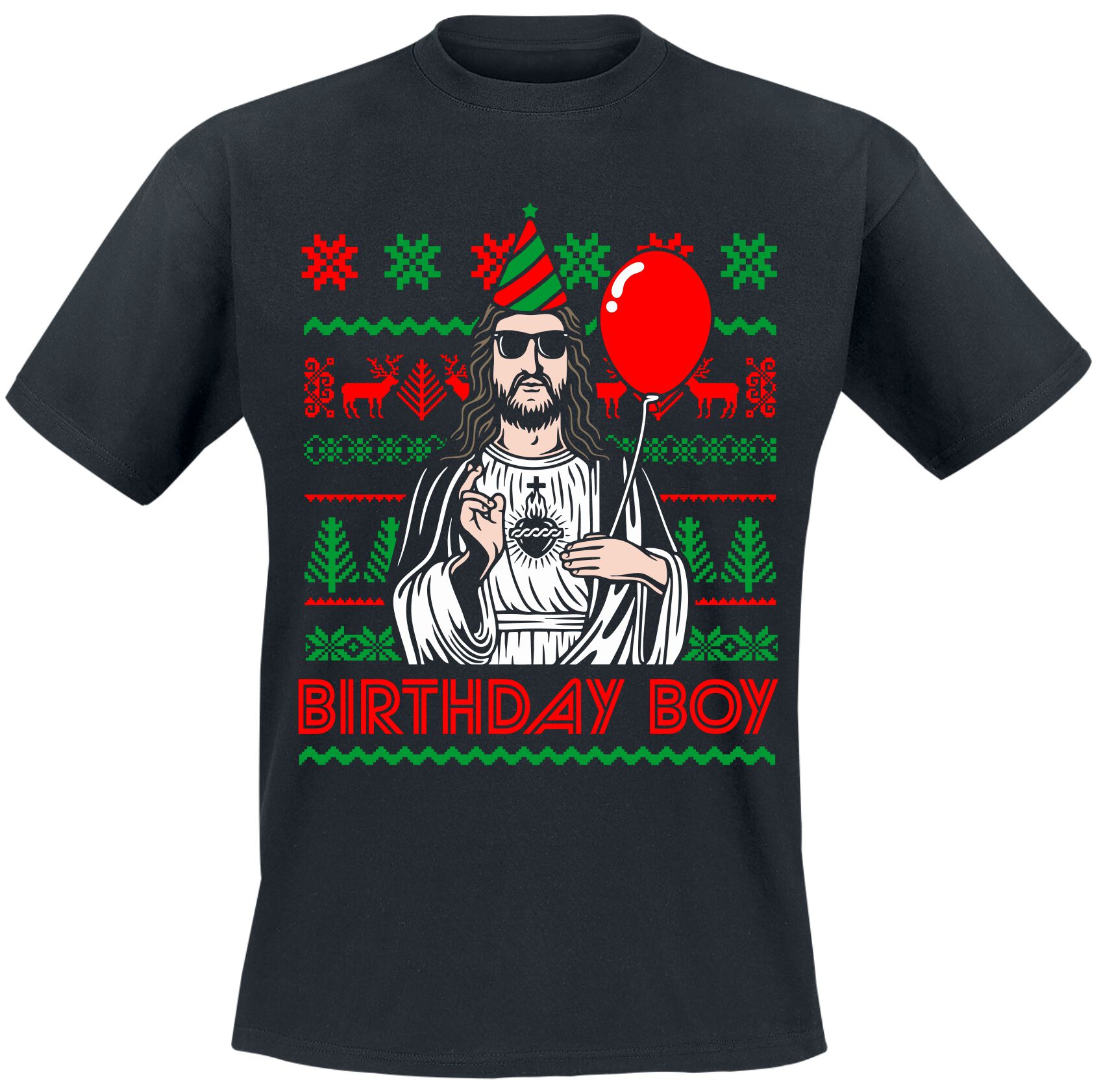 4068143076449 - Birthday Boy T-Shirt schwarz in M