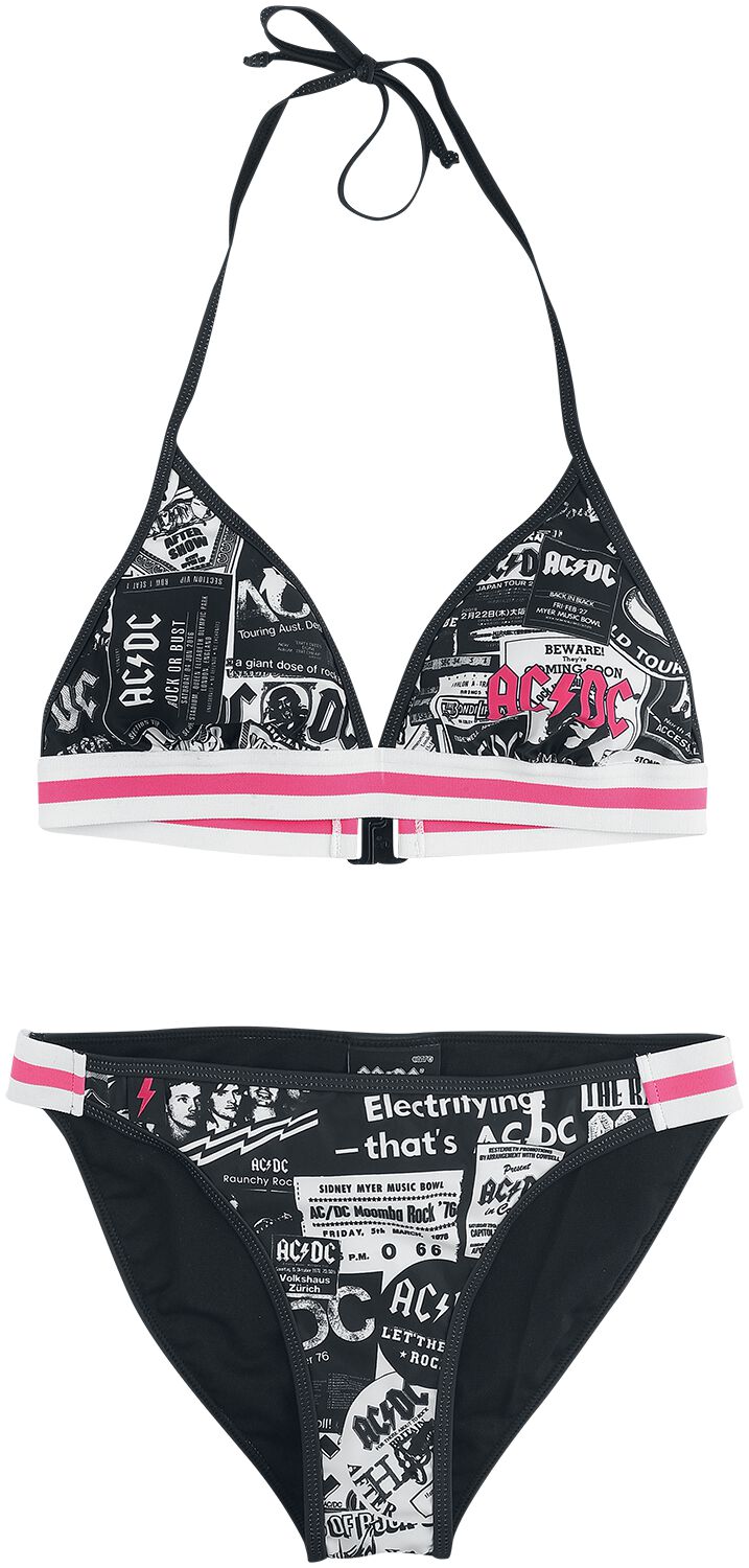 AC DC Bikini Set EMP Signature Collection M bis XXL für Damen Größe M multicolor EMP exklusives Merchandise!  - Onlineshop EMP