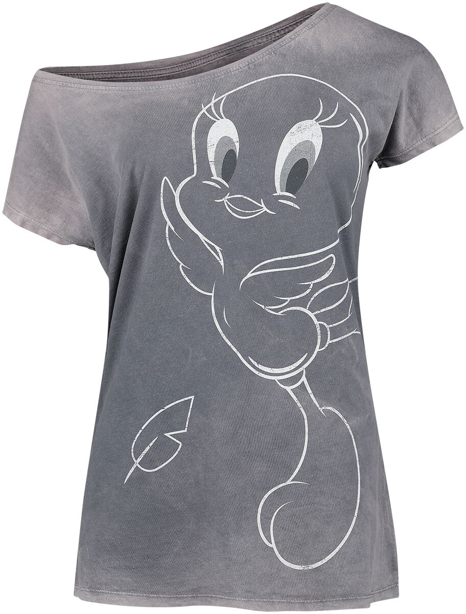 Image of T-Shirt di Looney Tunes - Tweety - S a XXL - Donna - rosa pallido