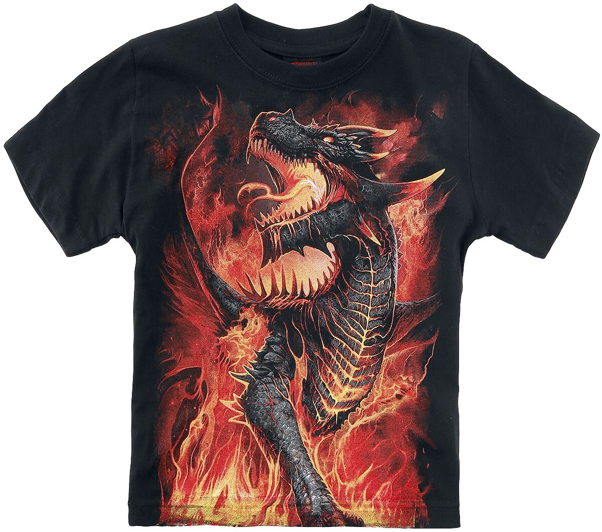 T-shirt de Spiral - Draconis - 116/122 à 176 - pour garçons - noir