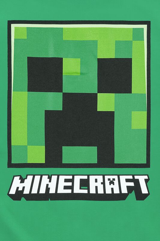 Kinder Mädchen Kids - Creeper Face | Minecraft T-Shirt