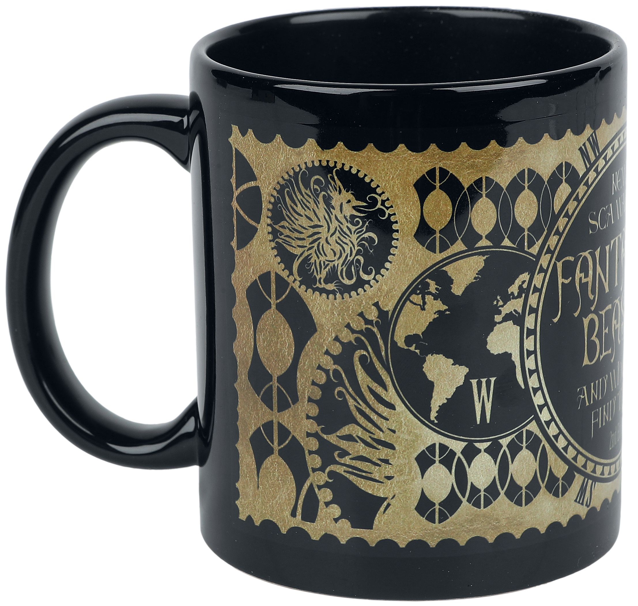 Phantastische Tierwesen  Tasse schwarz