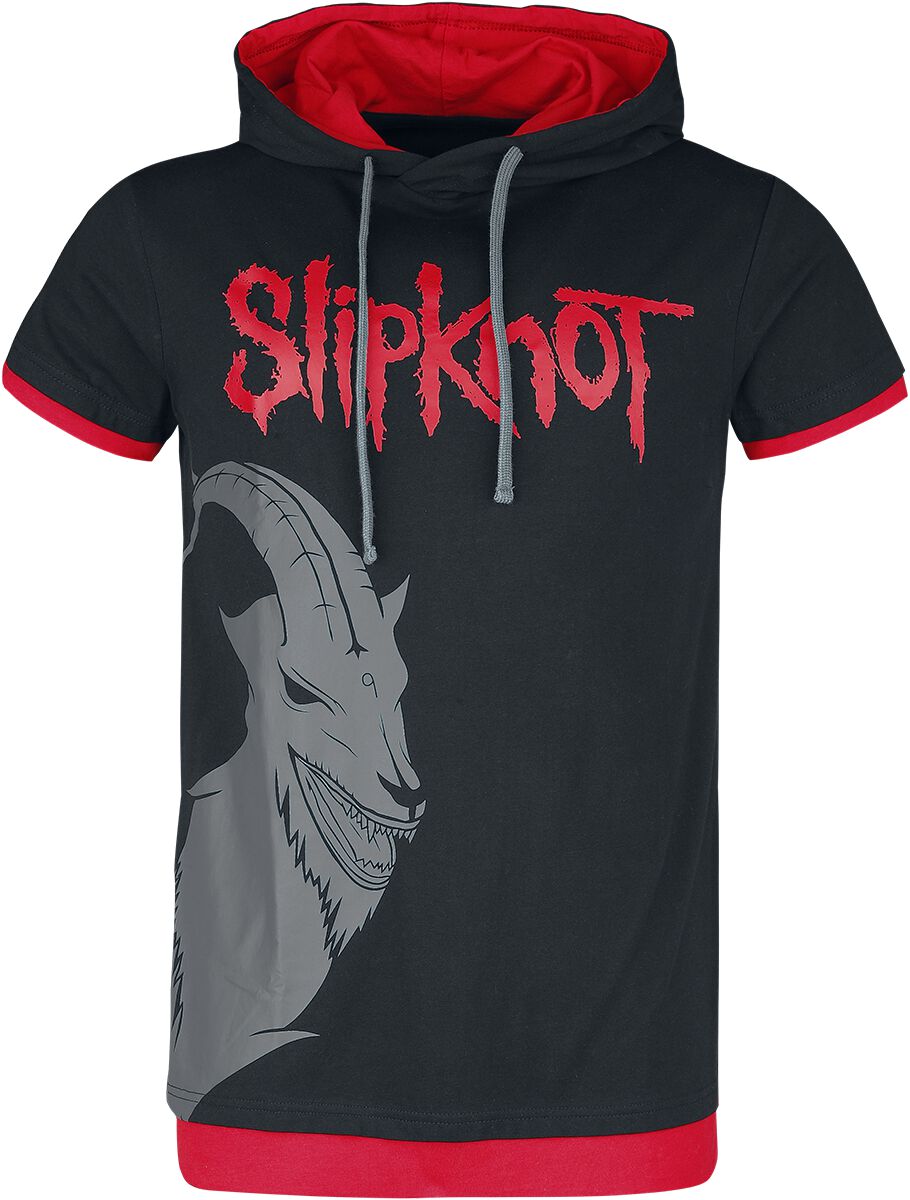T-Shirt Manches courtes de Slipknot - EMP Signature Collection - M à 3XL - pour Homme - noir/rouge