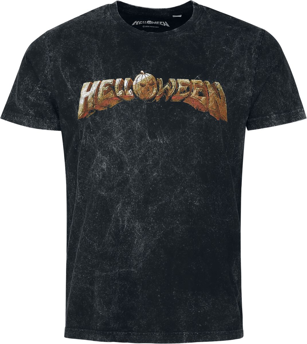 Helloween T-Shirt - Volume Logo - S bis 4XL - für Männer - Größe S - grau  - EMP exklusives Merchandise!
