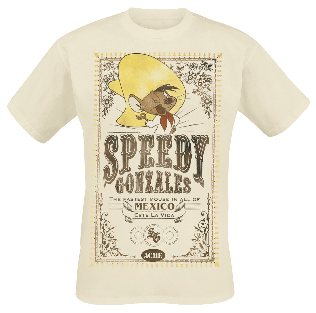 Looney Tunes Speedy Gonzales T-Shirt beige in M