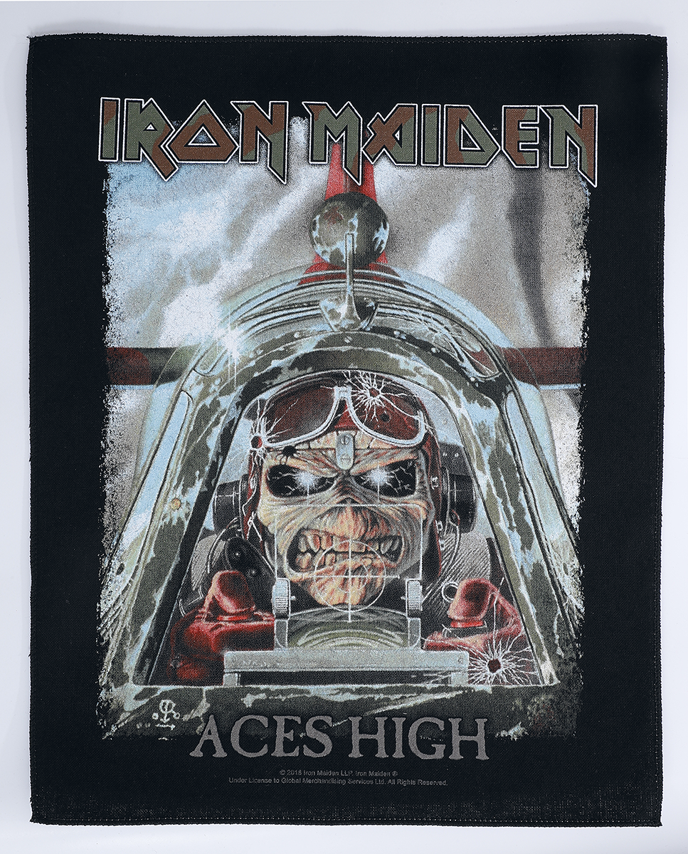 Iron Maiden - Aces High - Backpatch - multicolor