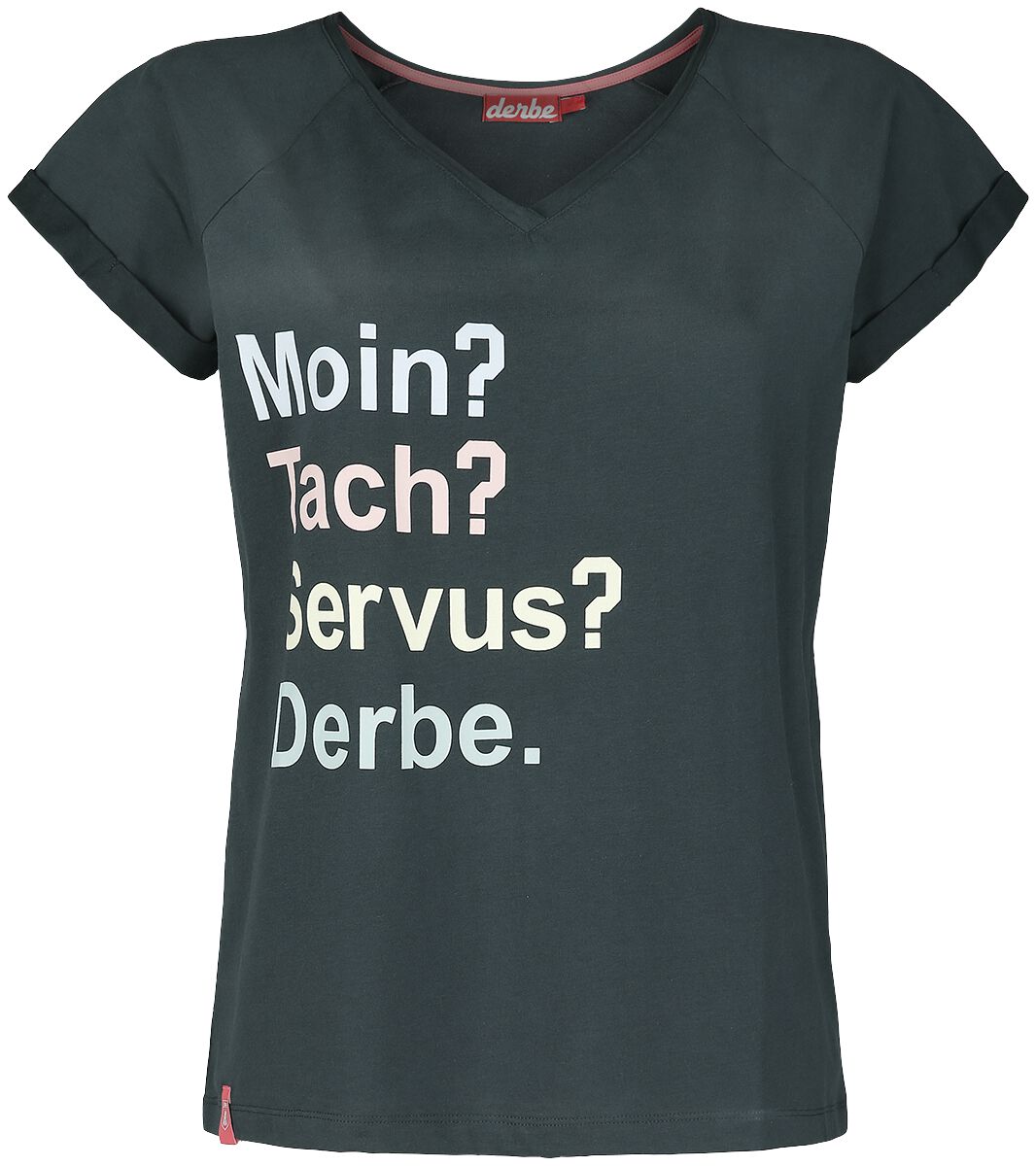 Derbe Hamburg MoinTachServus T-Shirt black