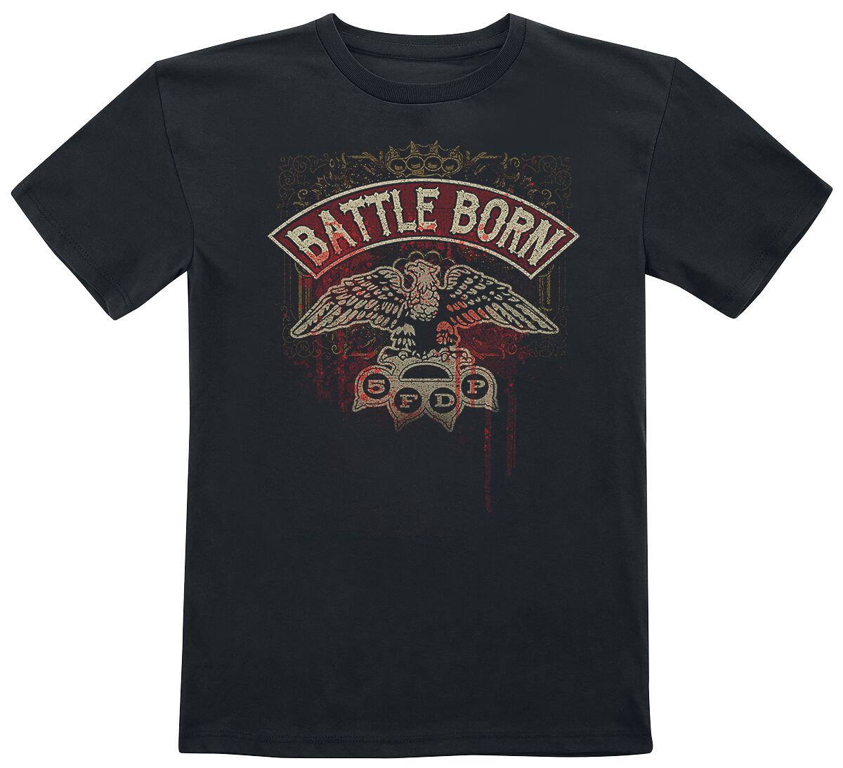 Image of Five Finger Death Punch Kids - Battle Born Kinder-Shirt schwarz