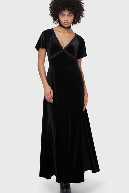Killstar Gothic Maxi Dress Beneath the Eclipse …