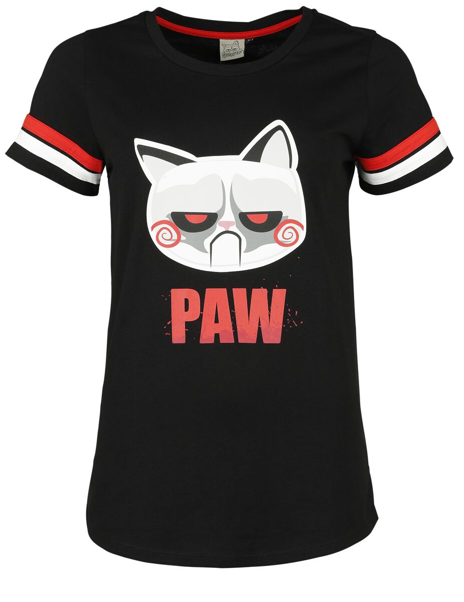 Grumpy Cat T-Shirt - PAW - S bis 3XL - für Damen - Größe S - multicolor  - EMP exklusives Merchandise!