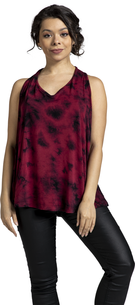 Thumbnail - Black Premium by EMP Ella Top schwarz rot in XL