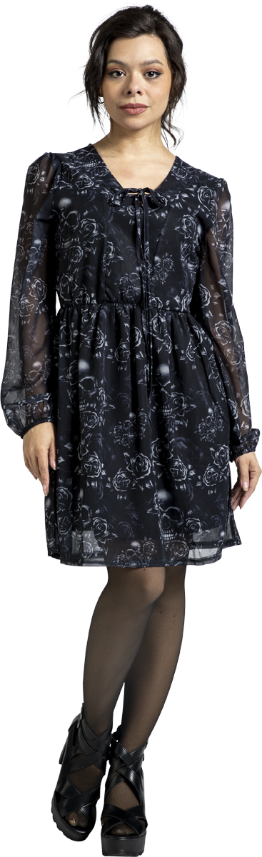 Thumbnail - Black Premium by EMP  Kurzes Kleid schwarz in XXL