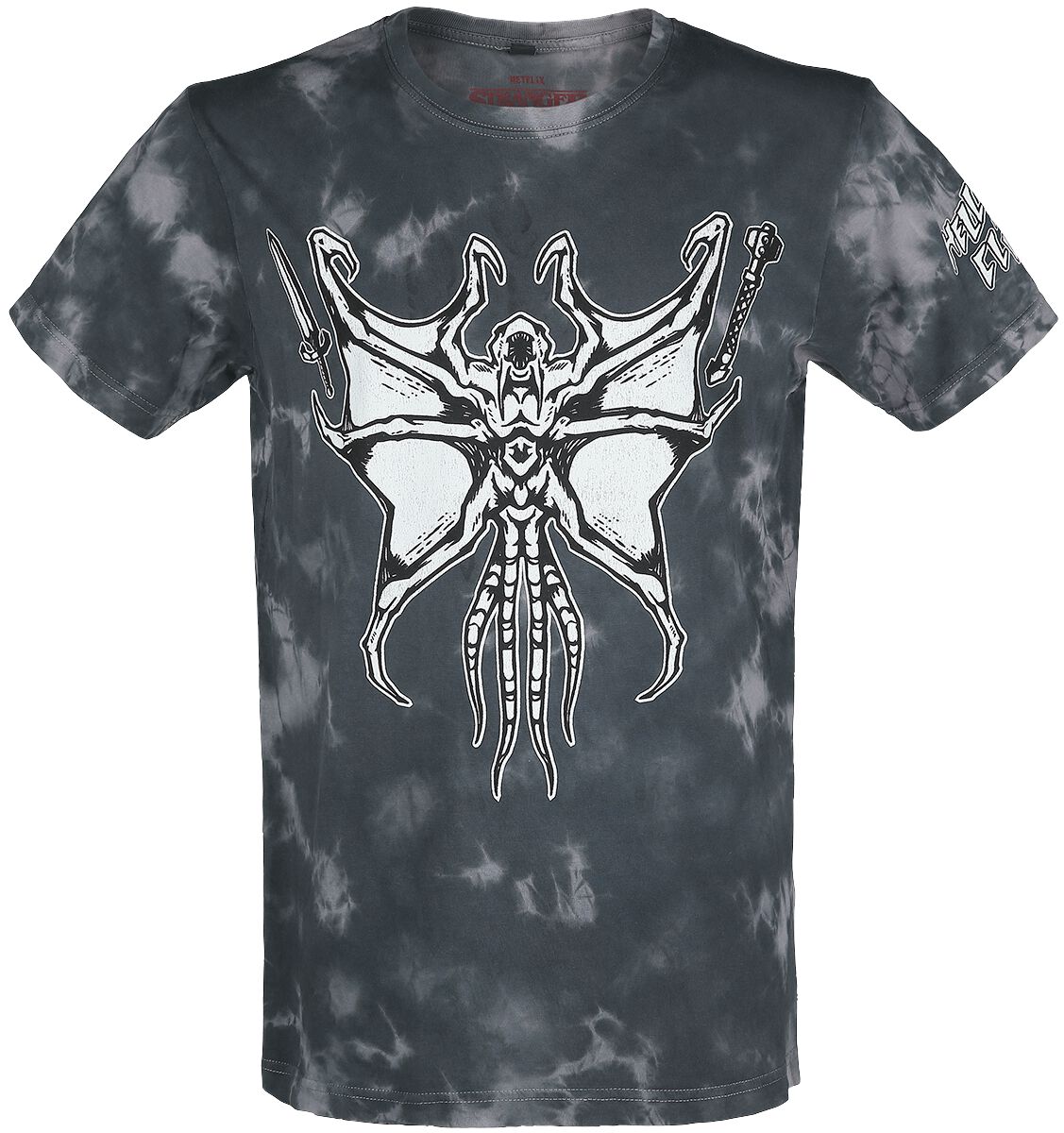 Stranger Things Demobat Slayer T-Shirt grau – 50.02% Rabatt