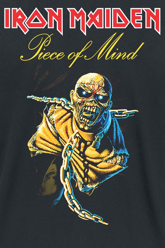Vintage Iron Maiden Piece Of Mind ORIGINAL T-Shirt 2003 Tour Metal Band Rock XL