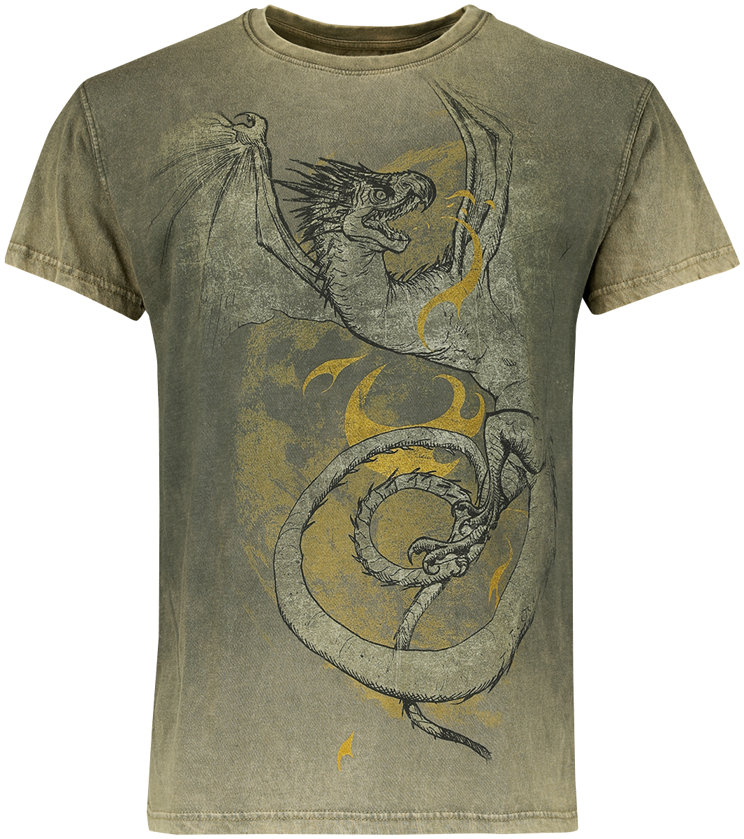 Harry Potter - Hungarian Horntail - T-Shirt - grün