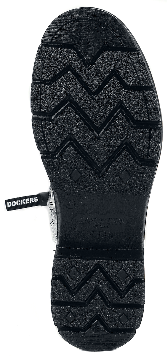 Dockers by Gerli Schnürboots Boot weiß schwarz