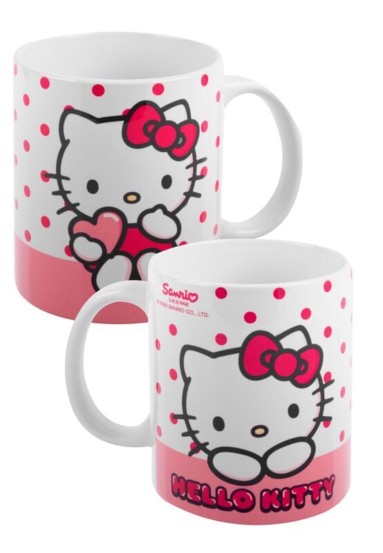 Hello Kitty - Anime Tasse - Hello Kitty - Herz - multicolor  - Lizenzierter Fanartikel