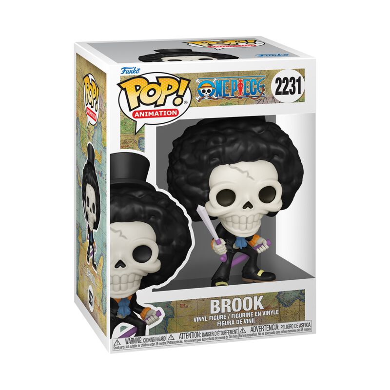One Piece - Brook - (Pop!) Vinyl Figur 2231 - Funko Pop! - Funko Shop Europe