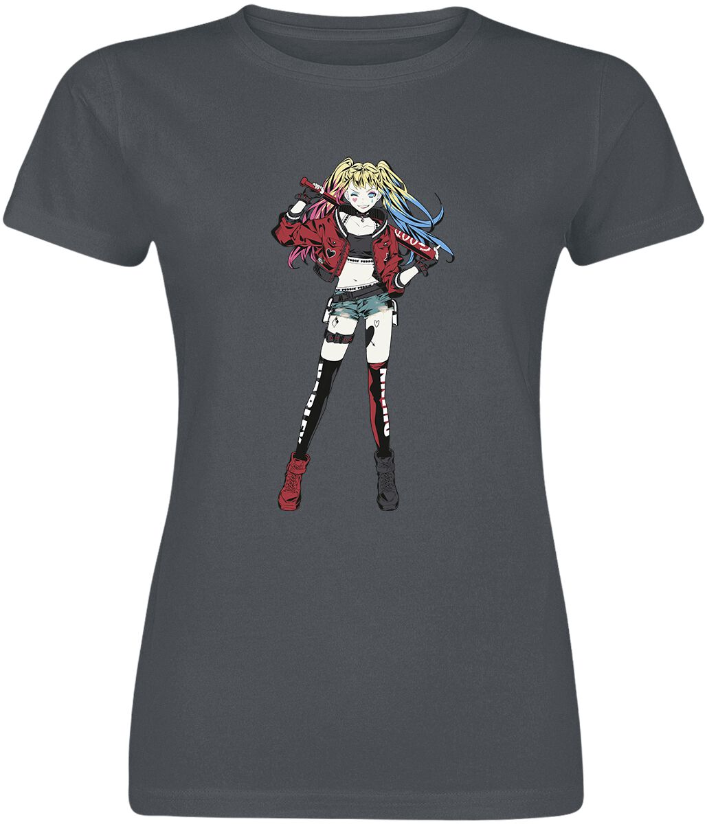Suicide Squad Harley Quinn – Standing Pose T-Shirt grau Suicide Squad Harley Quinn – Standing Pose T-Shirt grau