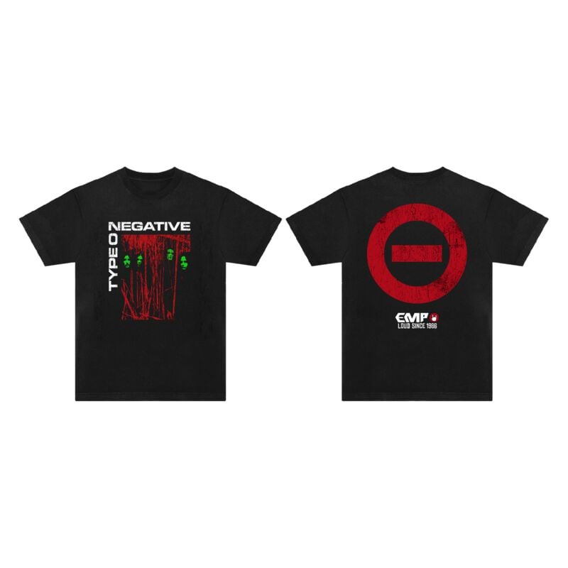 Type O Negative T-Shirt - EMP Logo Special Edition - S bis XXL - für Männer - Größe S - schwarz  - Lizenziertes Merchandise!
