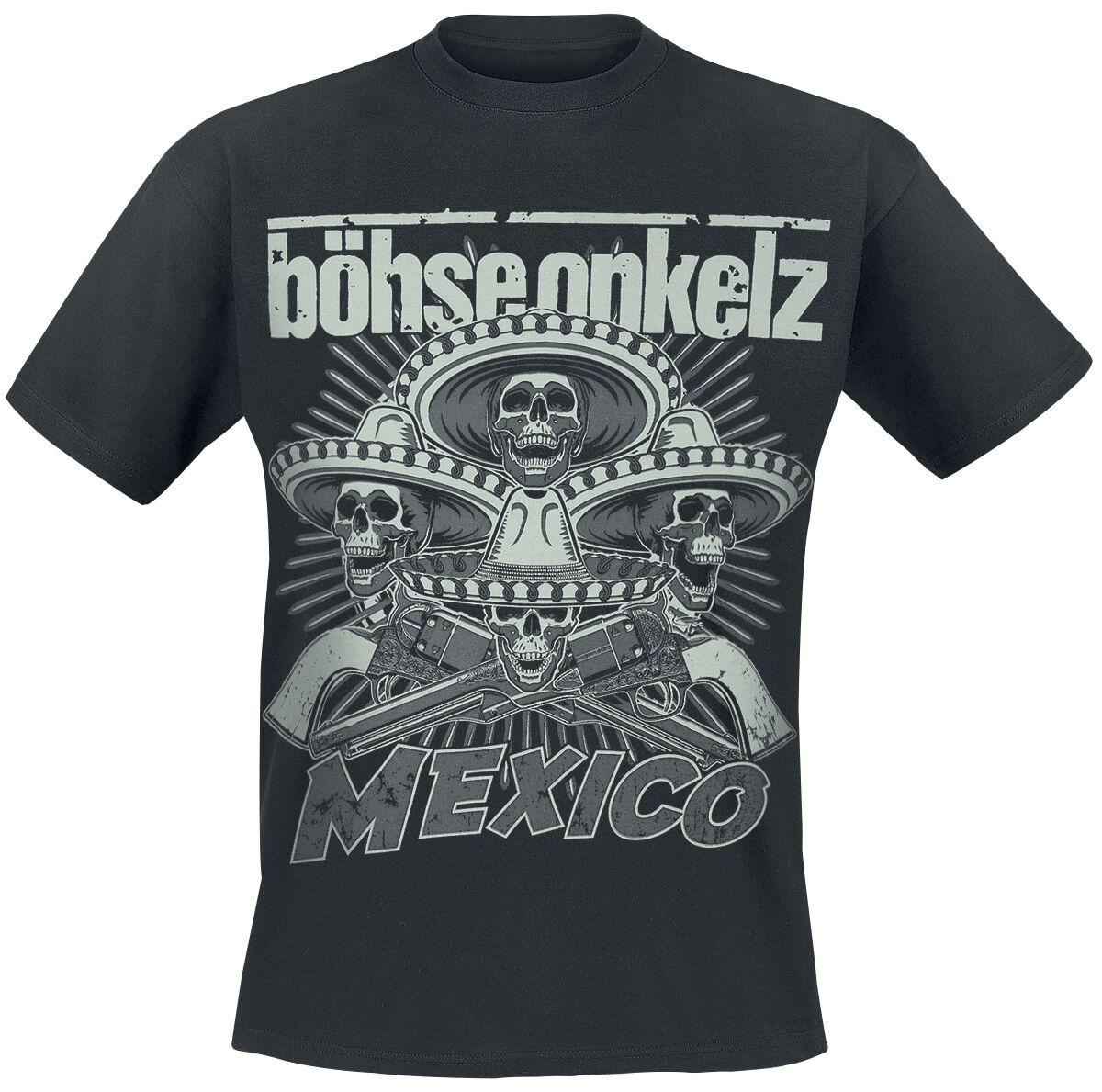 Image of Böhse Onkelz Mexico 2014 T-Shirt schwarz