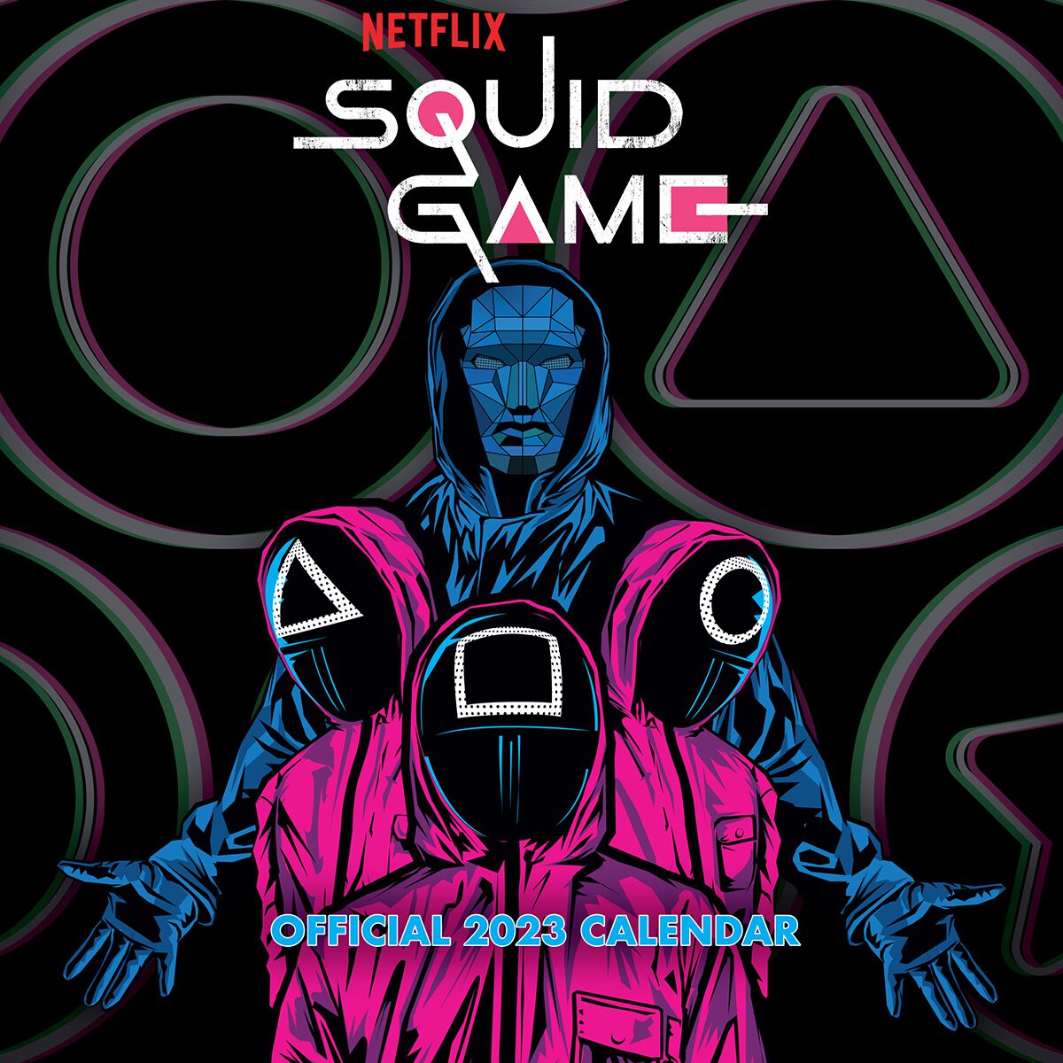 Calendrier mural de Squid Game - Wandkalender 2023 - pour Unisexe - multicolore