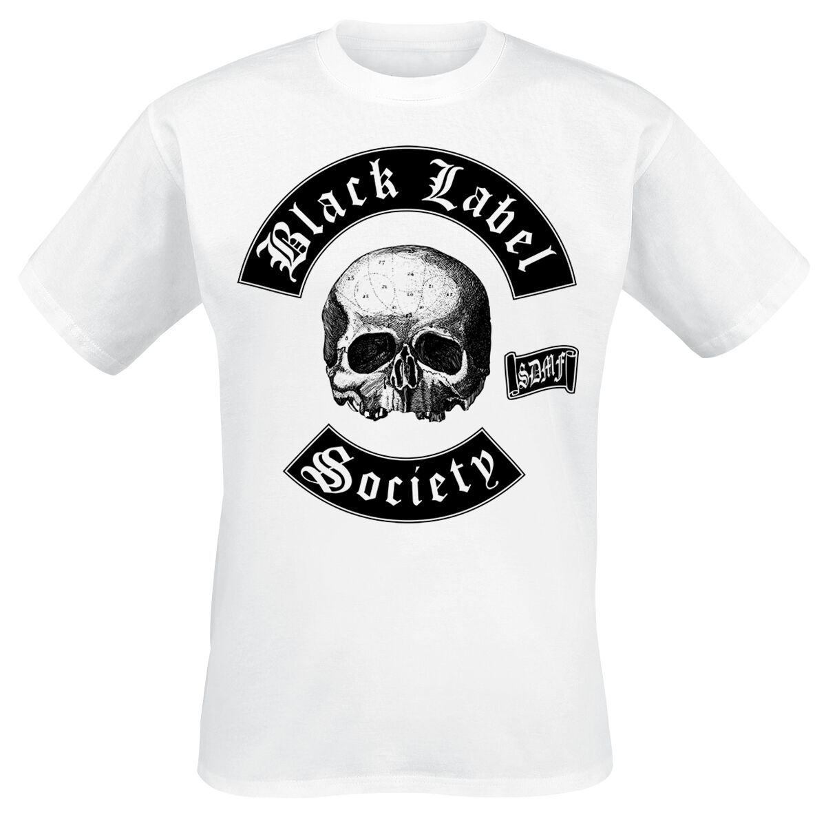 0803343252613 - Skull Logo T-Shirt weiß in XXL