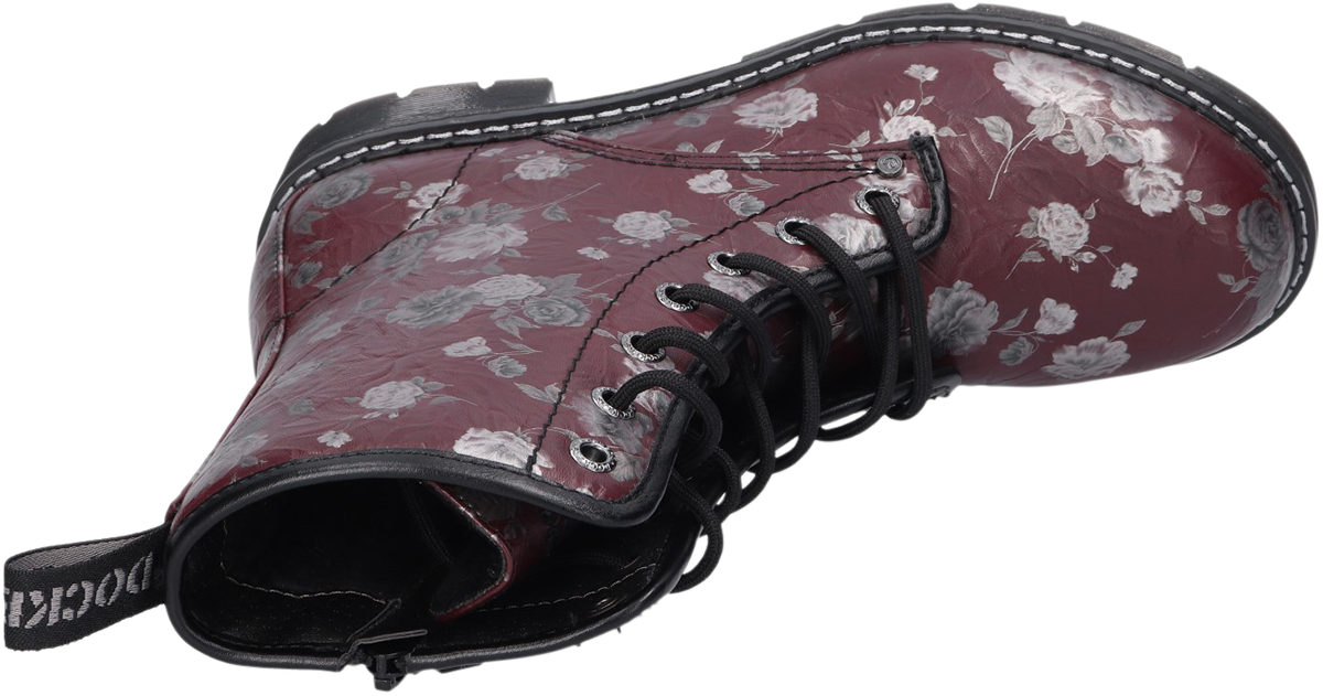 Dockers by Gerli Schnürboots Boot bordeaux grau