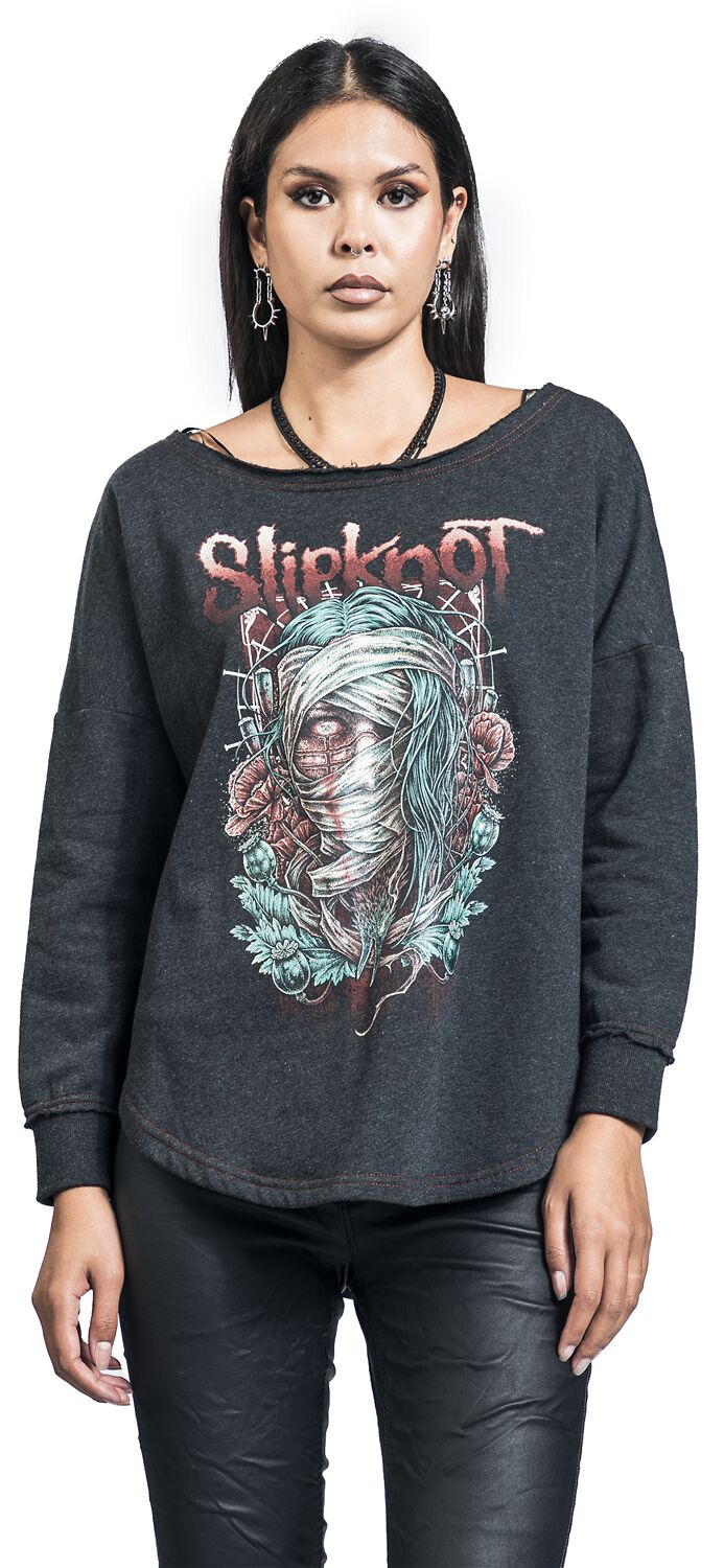 Sweat-shirt de Slipknot - EMP Signature Collection - S à XXL - pour Femme - noir