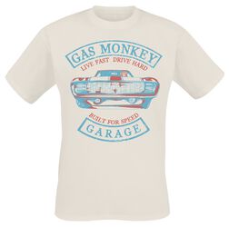 Live Fast, Drive Hard, Gas Monkey Garage, T-Shirt