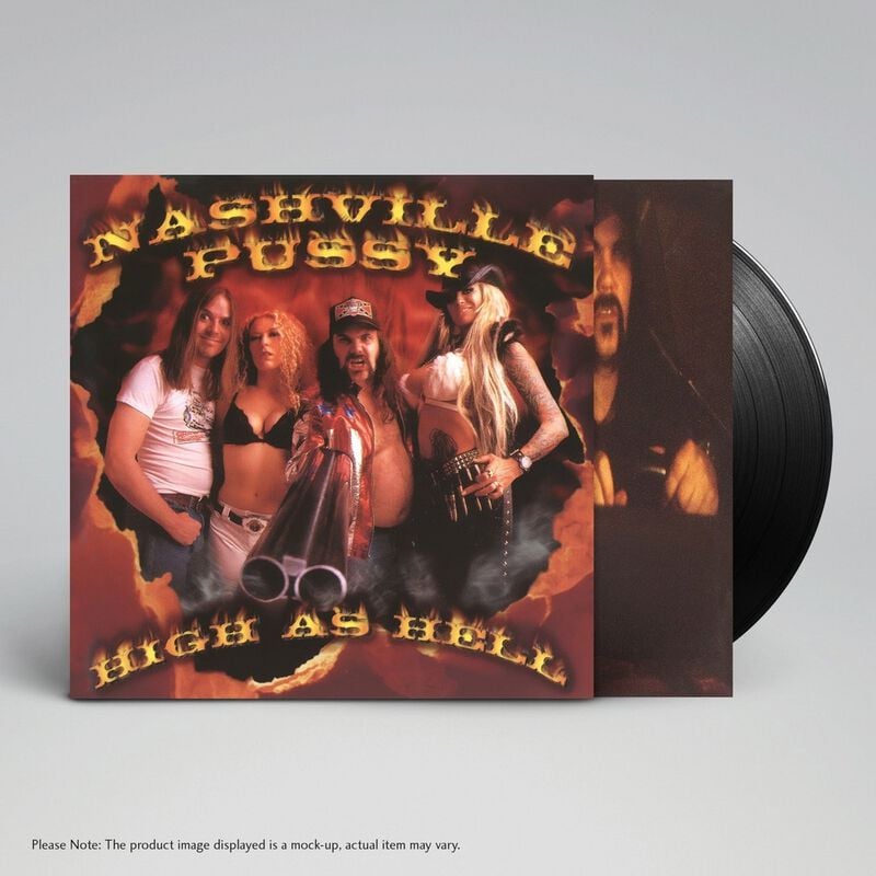 LP  av Nashville Pussy - High as hell -  -