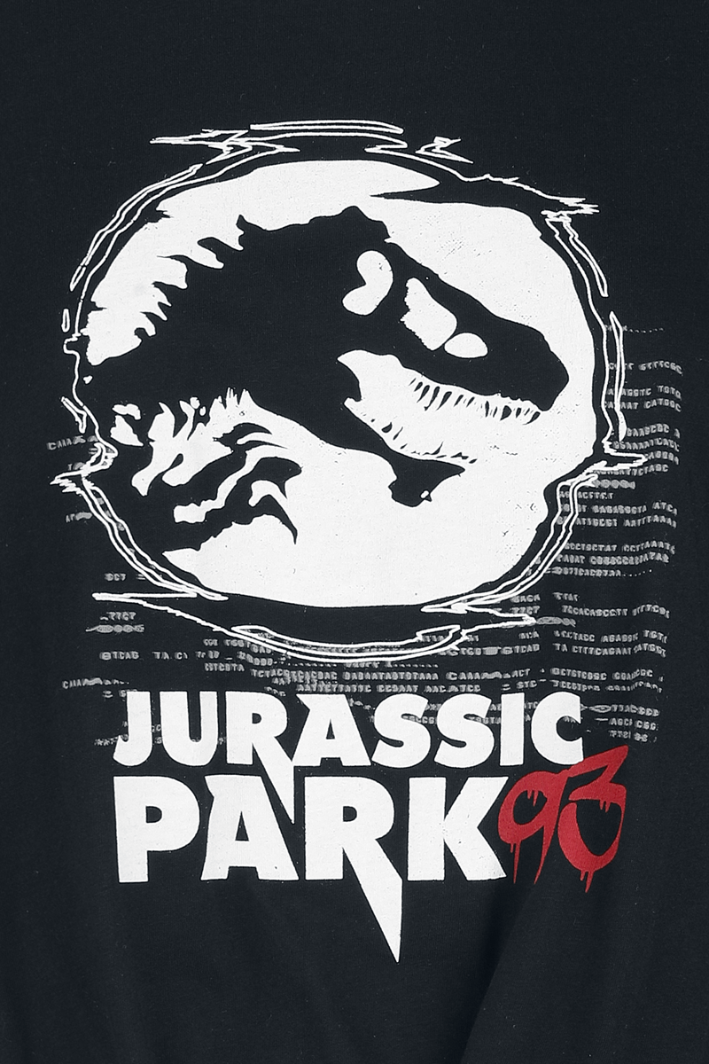 Thumbnail - Jurassic Park Jurassic Park 93 Top schwarz in M