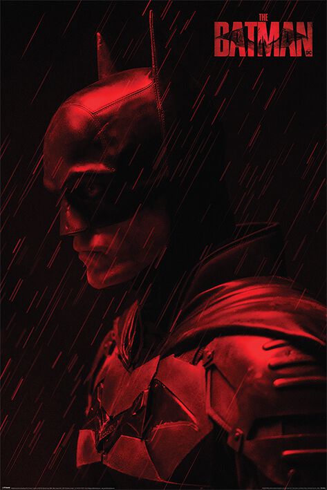 Batman The Batman – Red Poster schwarz rot