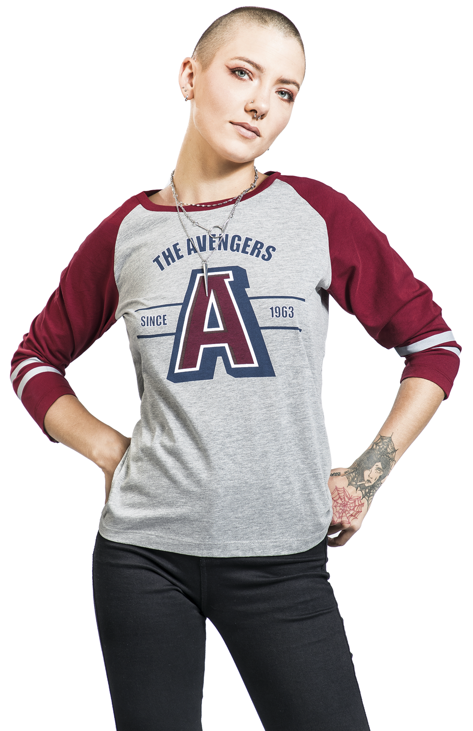 Captain America Captain America Langarmshirt multicolor